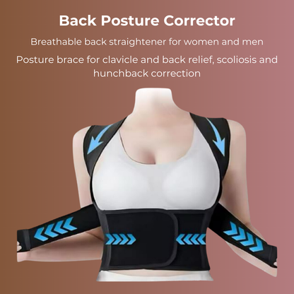 AlignCurve Posture Brace - Adjustable Spine & Shoulder Support